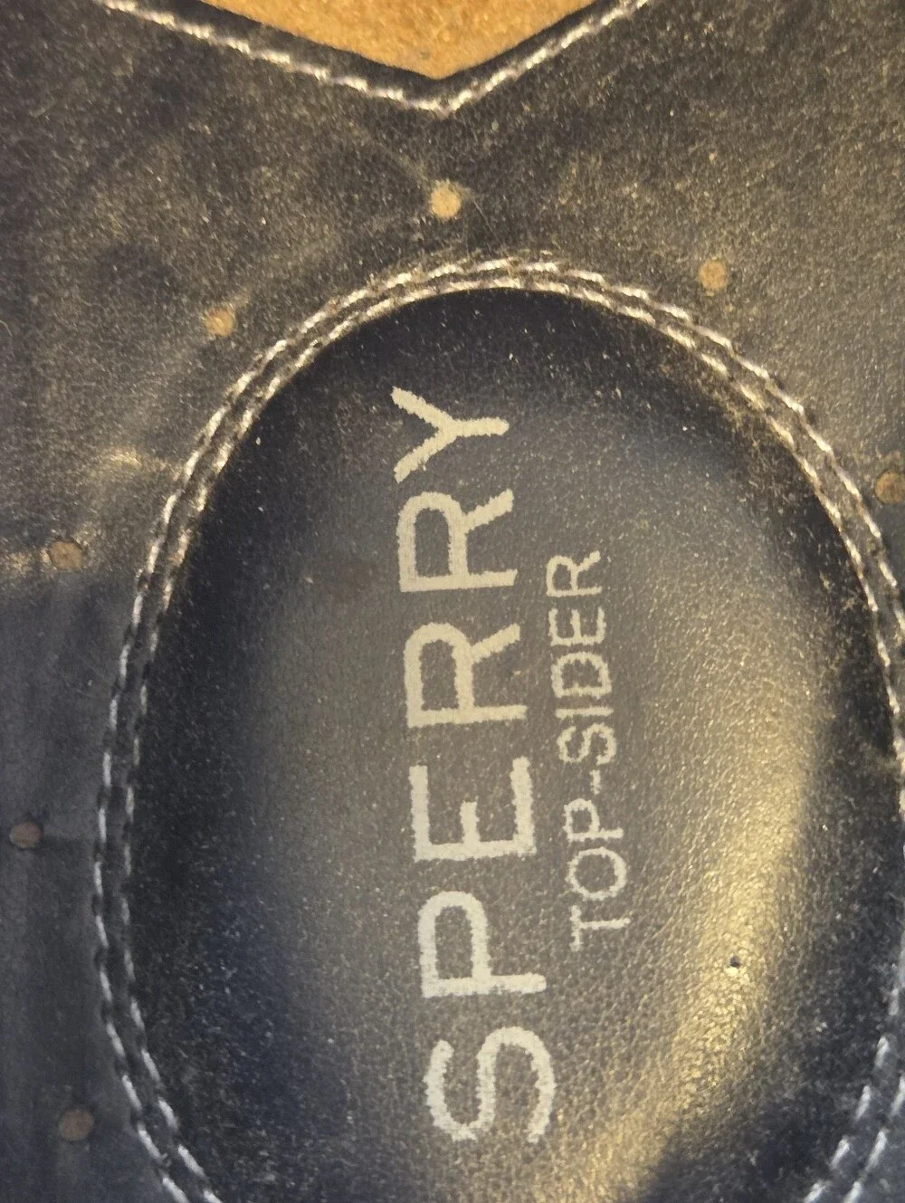 Sperry Top-Sider Men's Beige Nubuck Oxford Shoes  Size 10M